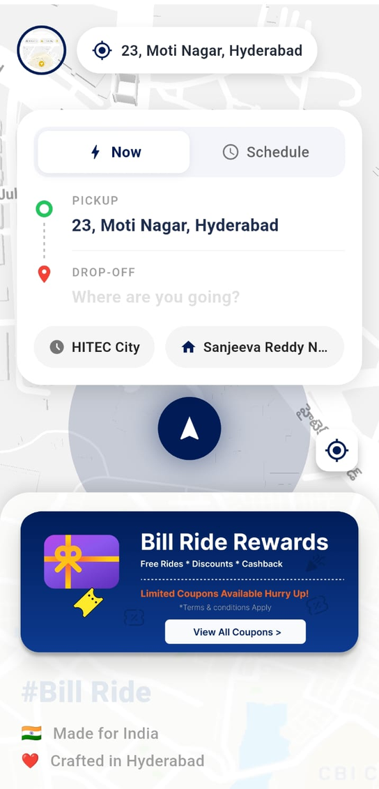 Bill Ride Dashboard